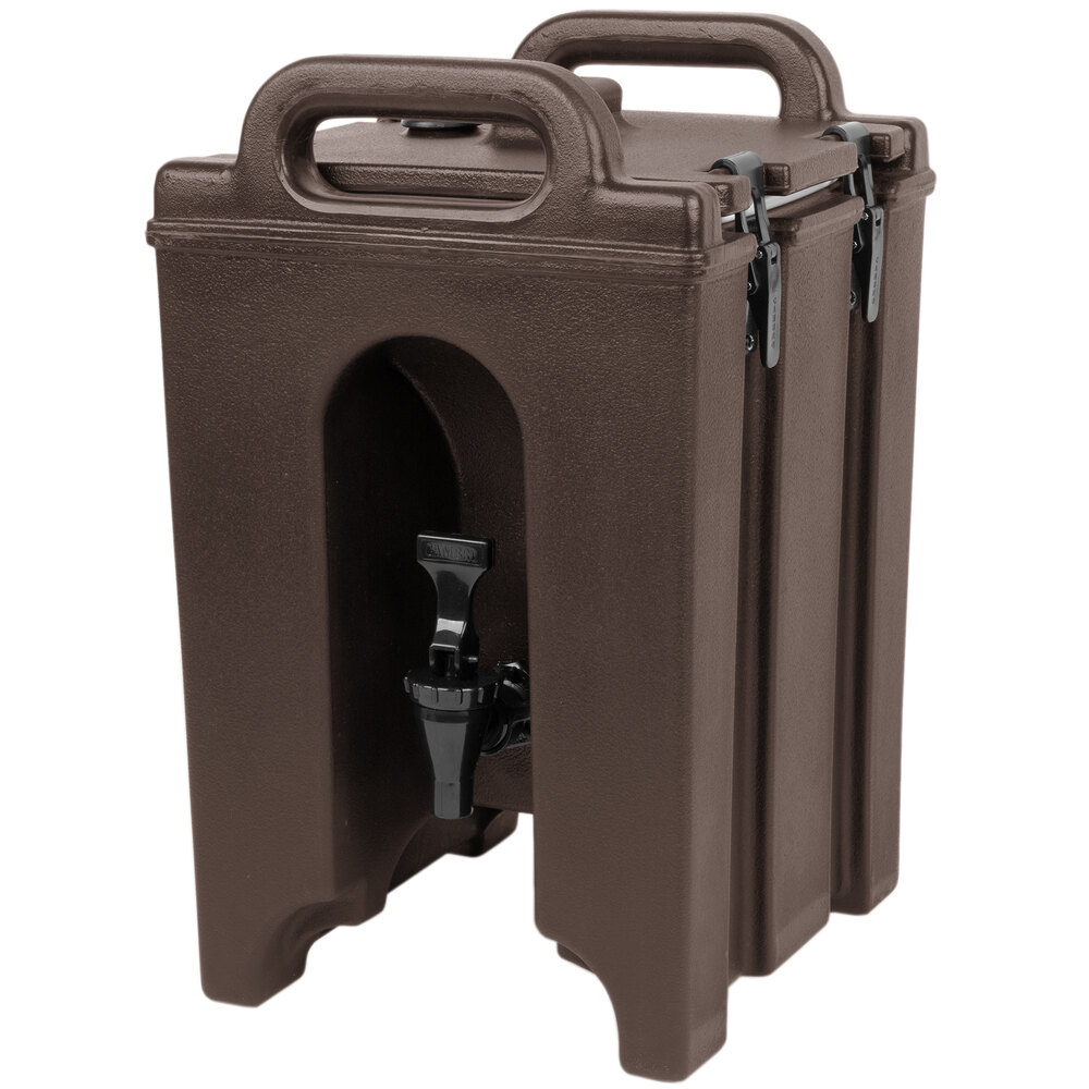 Cambro 100LCD131 Camtainer® 1.5 Gallon Dark Brown Insulated