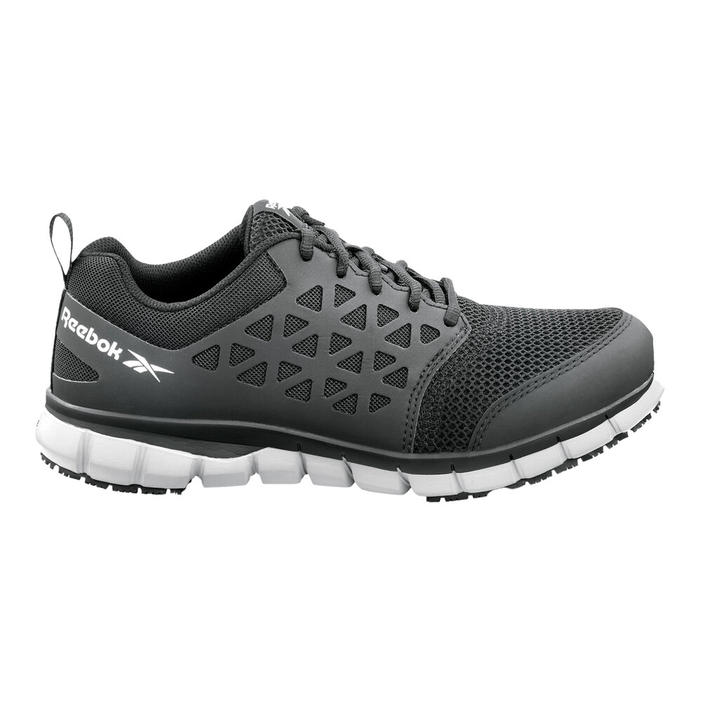 Soft Reebok S Reebok Work Sublite Women's 7 Wide Black / Gray Soft Toe Non-Slip ...
