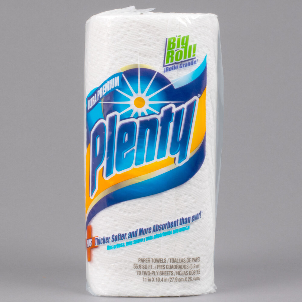 Plenty 2Ply Ultra Premium Paper Towel Roll 12/Case