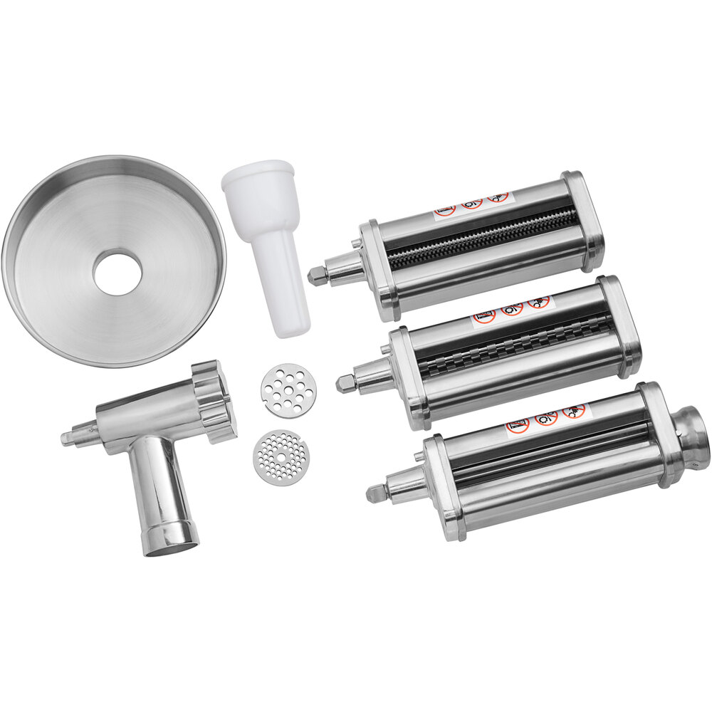 Meat Grinder and Pasta Roller / Cutter Attachment Kit for 5 Hub