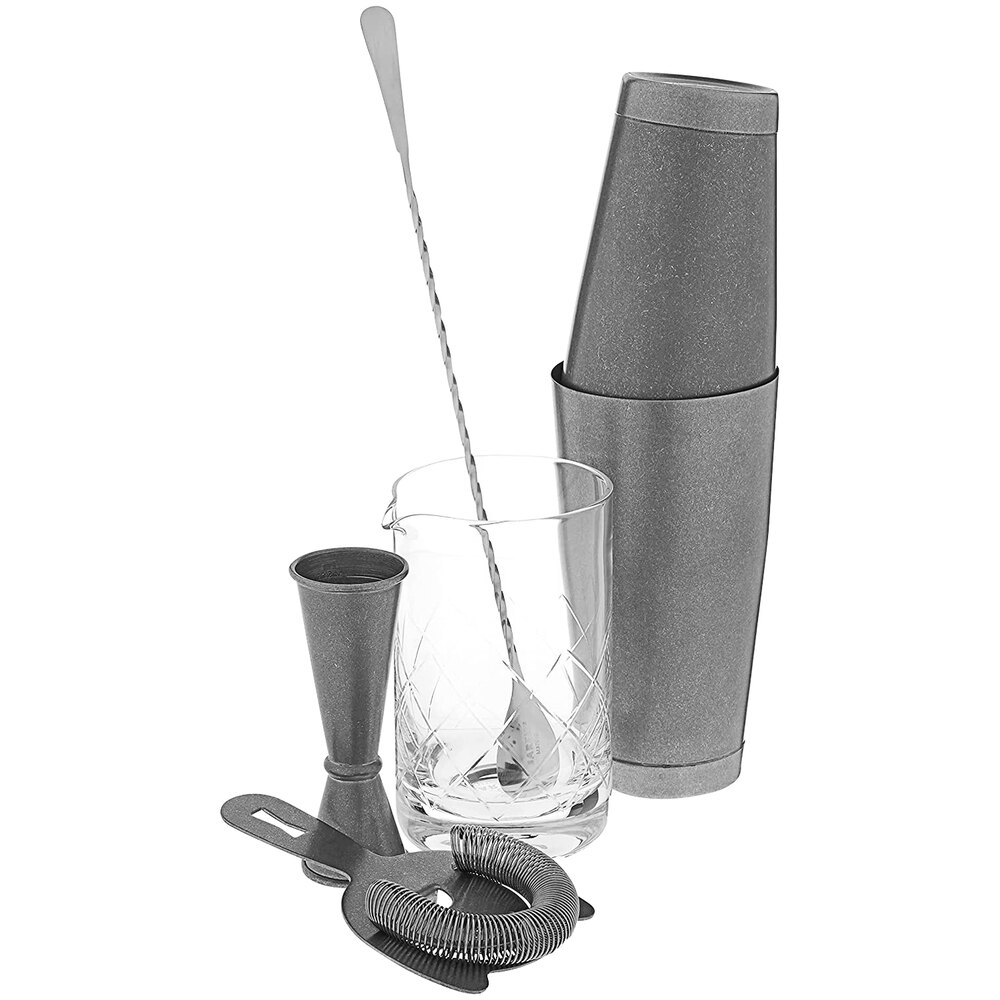 Barfly® M37131VN 5Piece Vintage Cocktail Mixing Kit