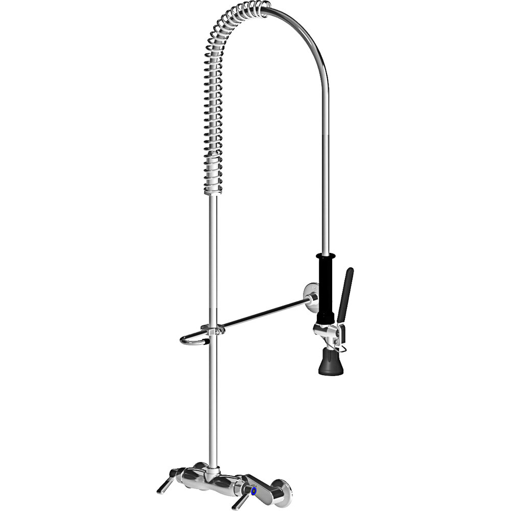 Chicago Faucets 923XKCAB WallMounted PreRinse Faucet with Adjustable