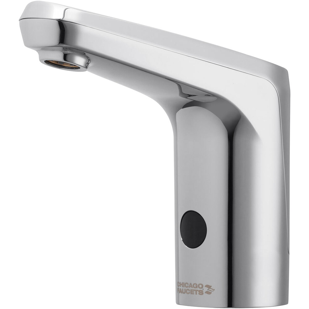 Chicago Faucets E80-A11A-41ABCPT Deck-Mounted Touchless Faucet 120VAC