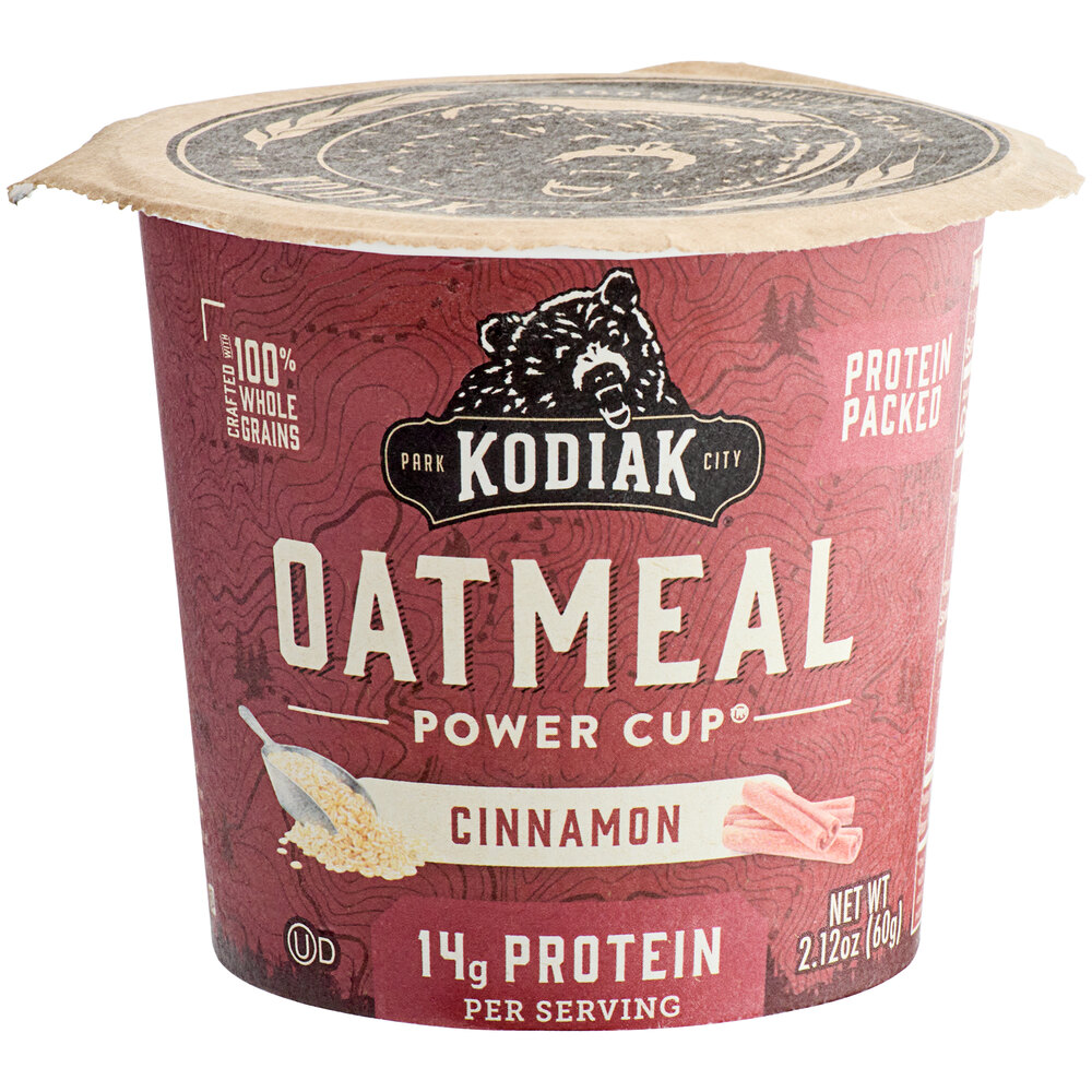 Kodiak Cakes Cinnamon Oatmeal Cup 2.12 oz. 12/Case