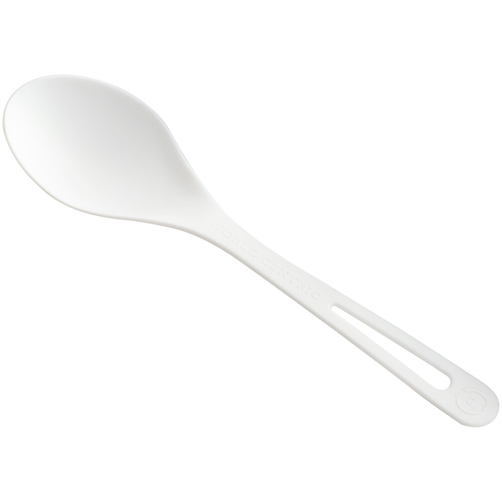 World Centric 6" Compostable TPLA Soup Spoon 1000/Case