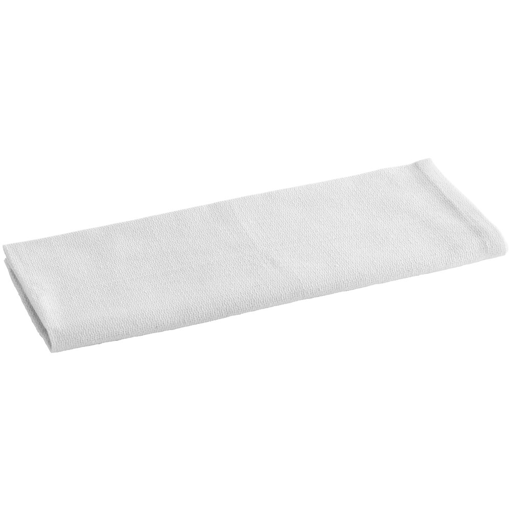 Oxford 16" x 26" White 100 Cotton Lint Free Cleaning Cloth 24/Pack