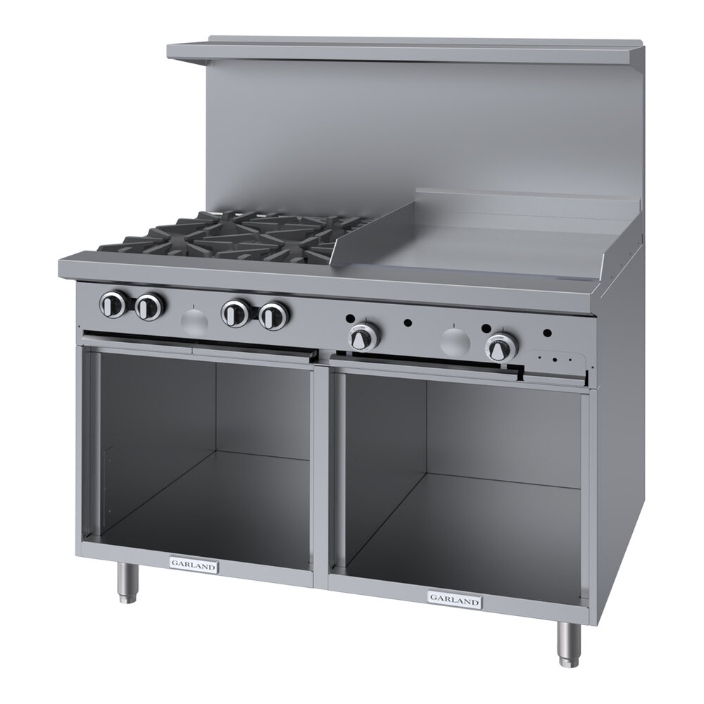 Garland G48-4G24SS Natural Gas 4 Burner 48