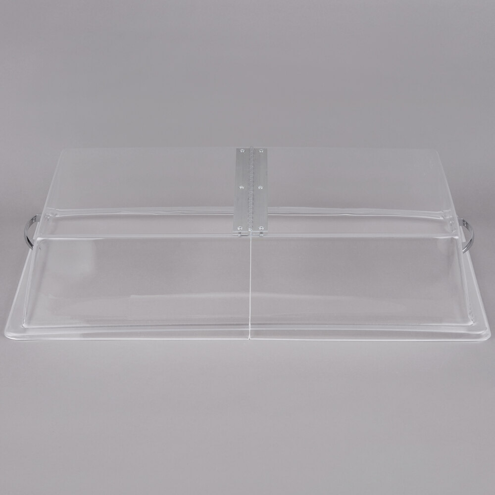 Carlisle SC2907 12" x 20" x 4" Rectangular Hinged Pastry Tray Cover