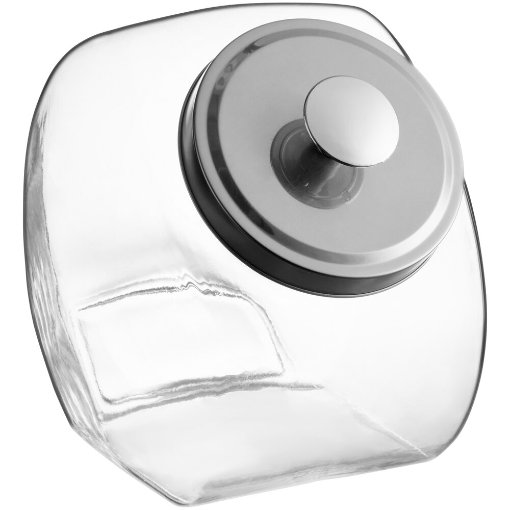 Penny Candy Jar w/ Chrome Lid 1 Gallon