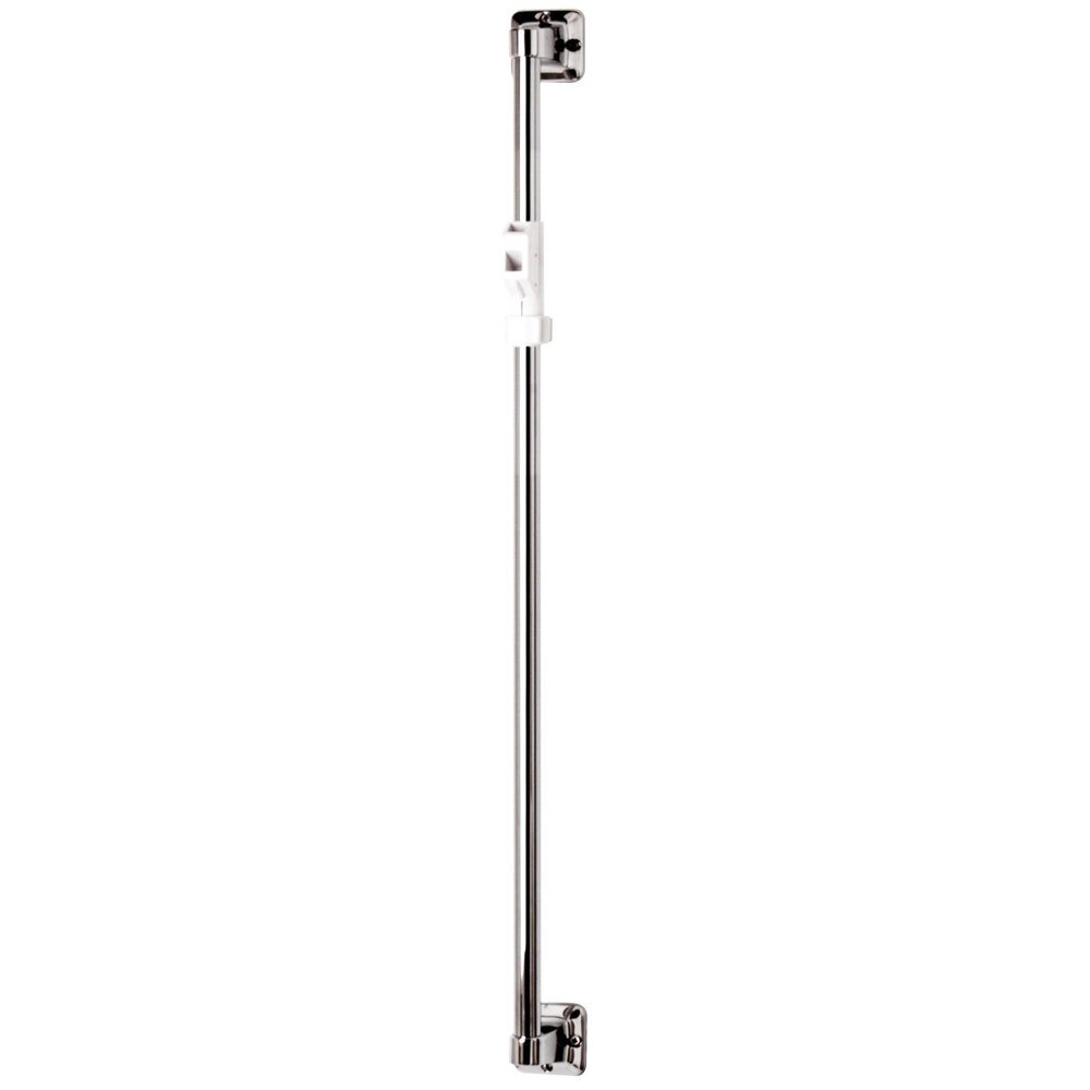 T&S B-0940 Shower Queen 24" Vertical Grab Bar with Sliding Spray Bracket