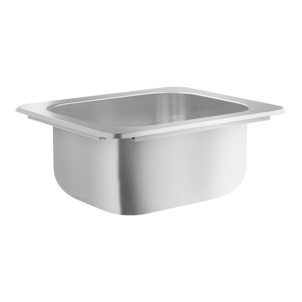 Regency 9 3/8 inch x 10 13/16 inch x 6 inch 22-Gauge Stainless Steel One Compartment Drop-in Sink