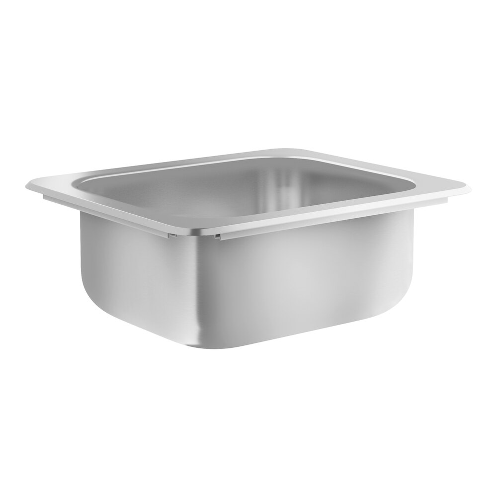 Regency 11 inch x 13 1/4 inch x 6 inch 22-Gauge Stainless Steel One Compartment Drop-in Sink