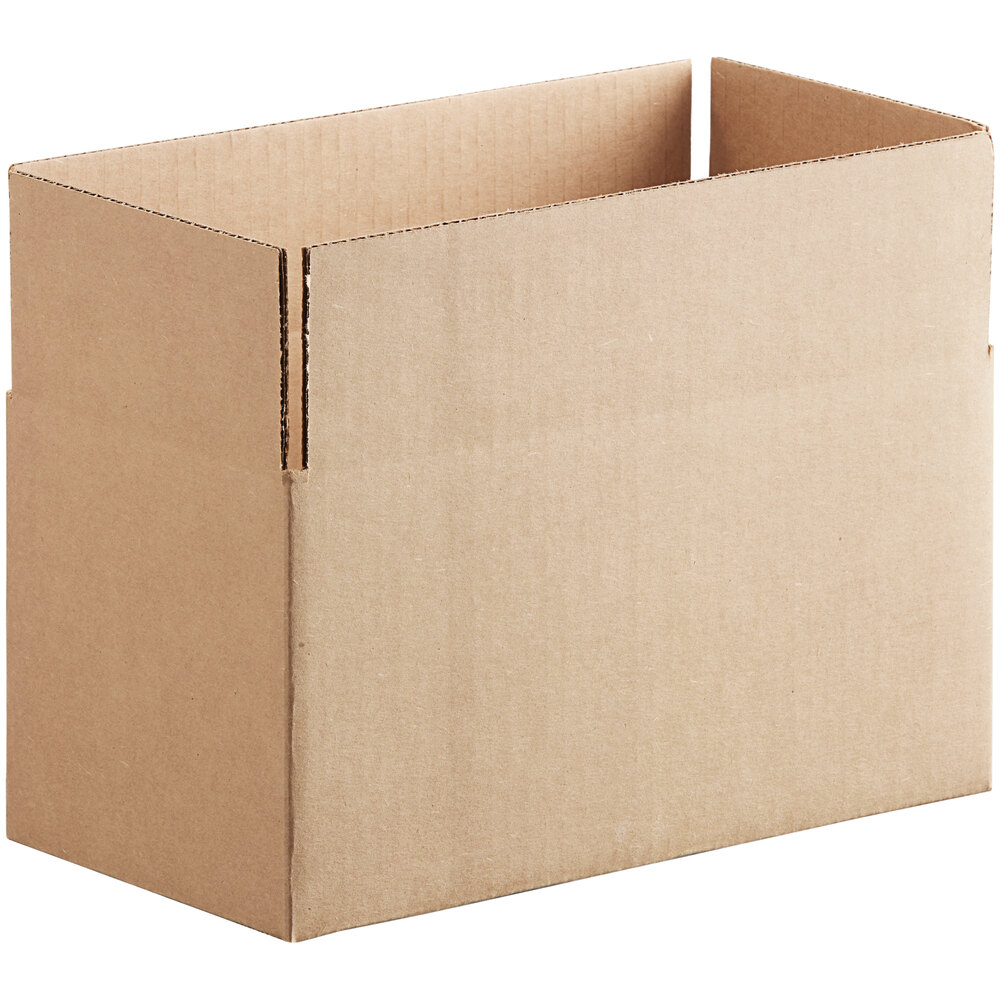 Lavex 12" x 6" x 6" Kraft HeavyDuty Corrugated RSC Shipping Box 25