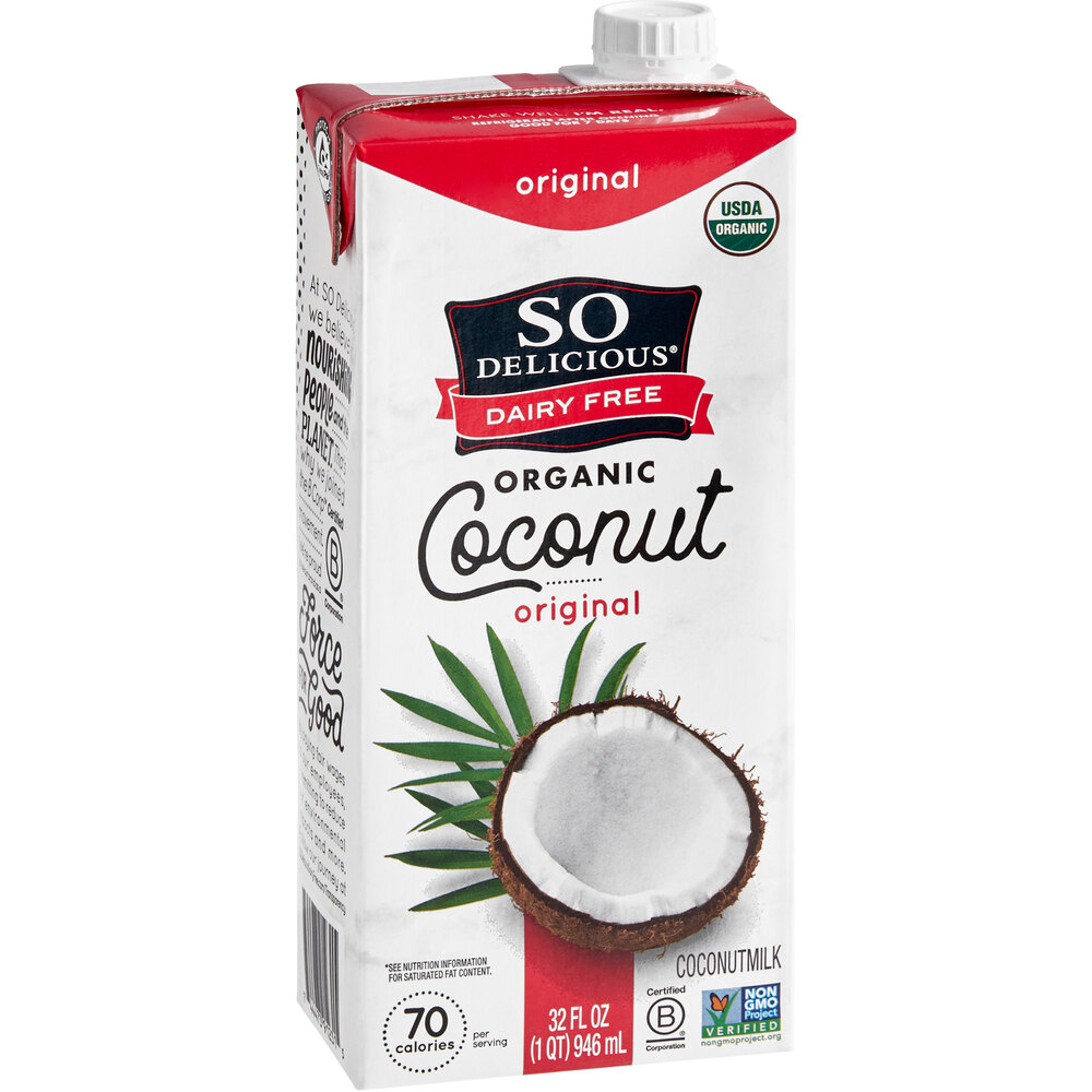 So Delicious Organic Coconut Milk (32 oz., 12/Case)