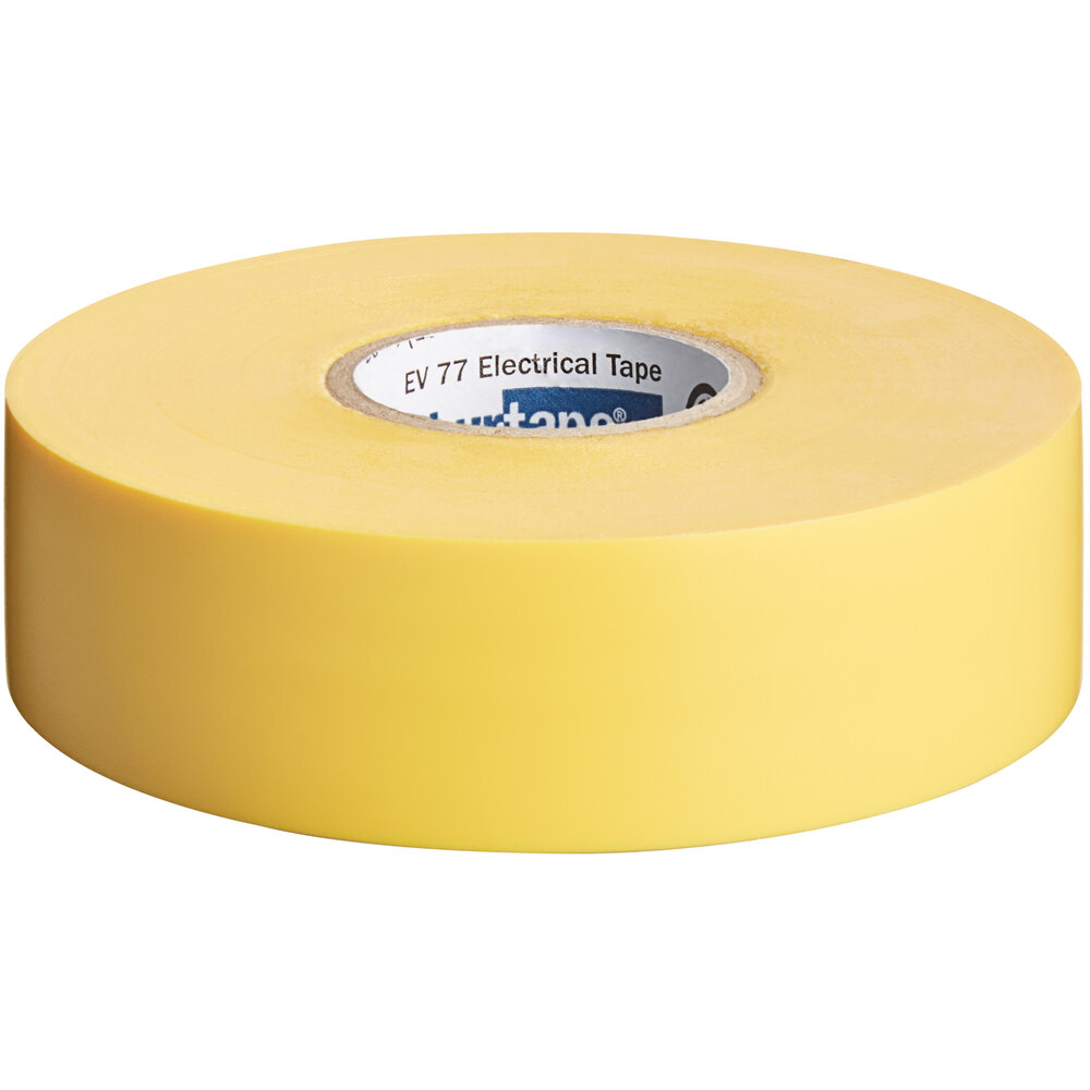 Shurtape EV 077 3/4" x 66' Yellow Professional Grade Electrical Tape