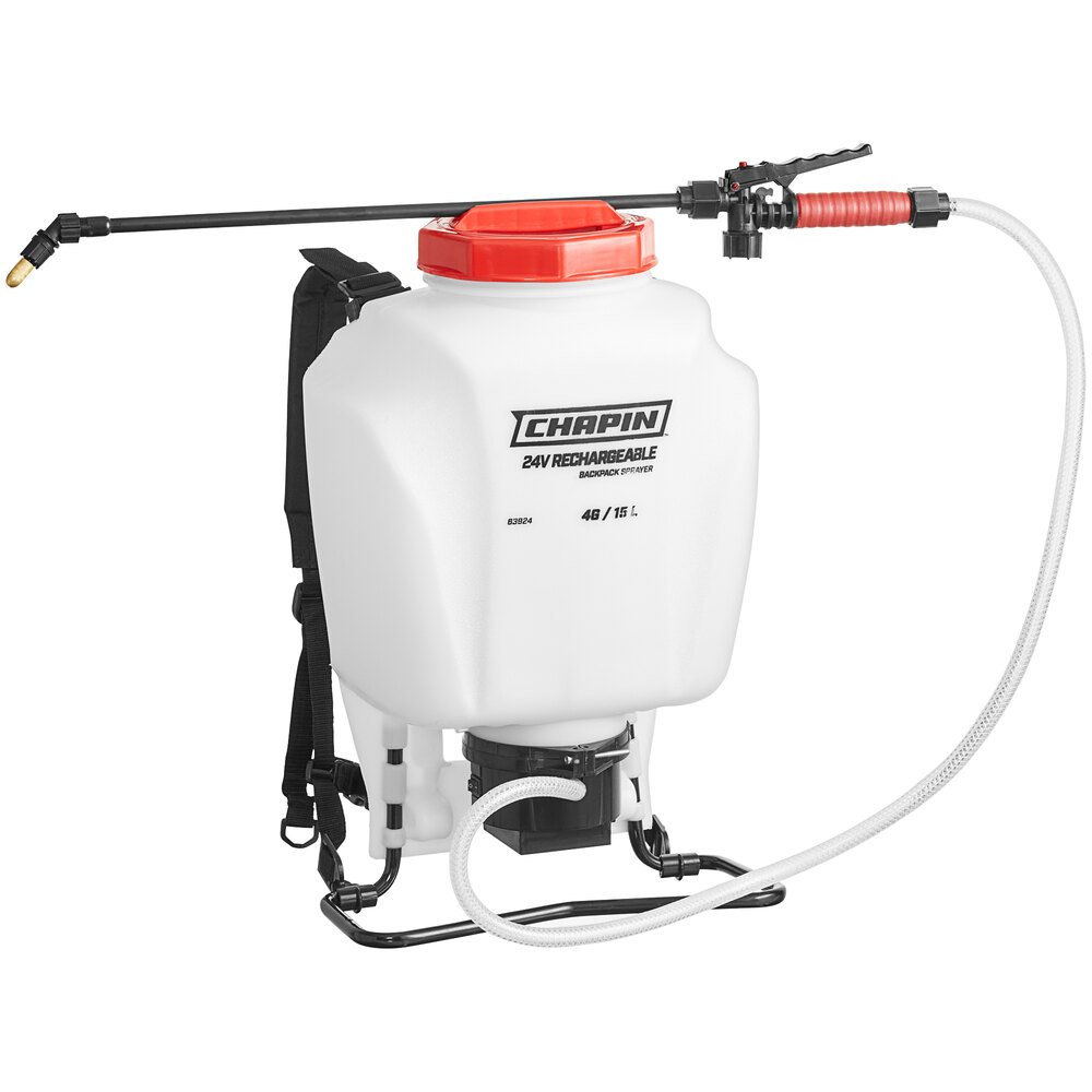 Chapin 63924 4 Gallon BatteryPowered Poly Backpack Sprayer 24V