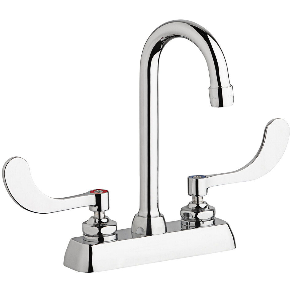 Chicago Faucets W4DGN1AE35317AB 1.5 GPM DeckMounted Faucet with 4