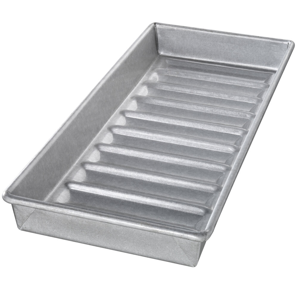 Chicago Metallic 22100 Customizable New England Hot Dog Bun Pan