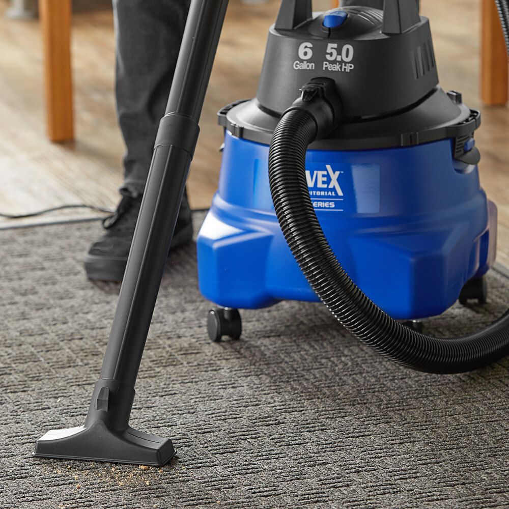 6 Gallon 5 Peak HP Polypropylene Wet / Dry Vacuum with Tool Kit