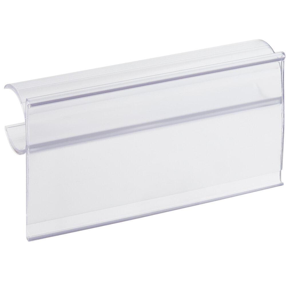 Regency Space Solutions 4 inch x 2 inch Vertical Label Holder for Shelf Posts