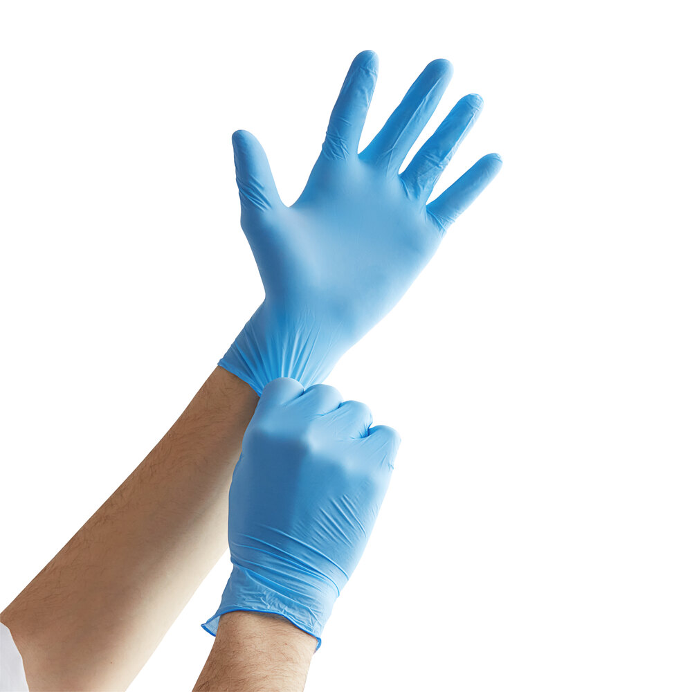 Showa Blue Biodegradable Nitrile 2.5 Mil PowderFree Gloves Medium