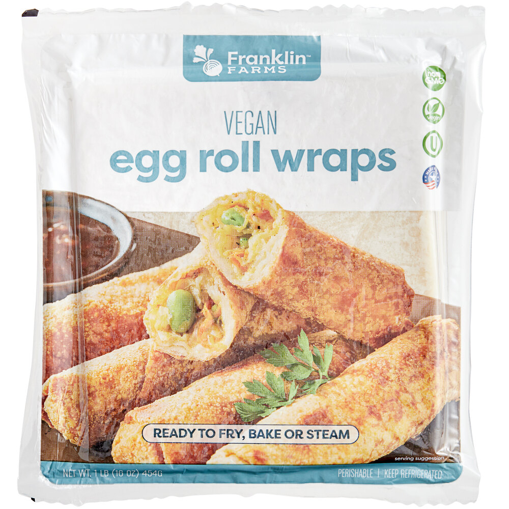 Franklin Farms Vegan Egg Roll Wrapper 1 lb. 6/Case