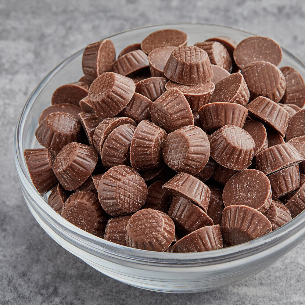 Gertrude Hawk Mini Milk Chocolate Caramel Cup Topping and Inclusion 10 lb.