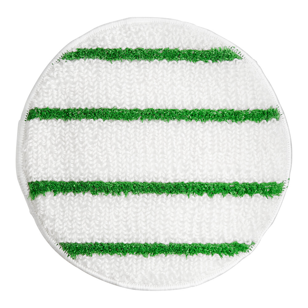 Lavex Basics 17" Carpet with Green Scrubbing Strips