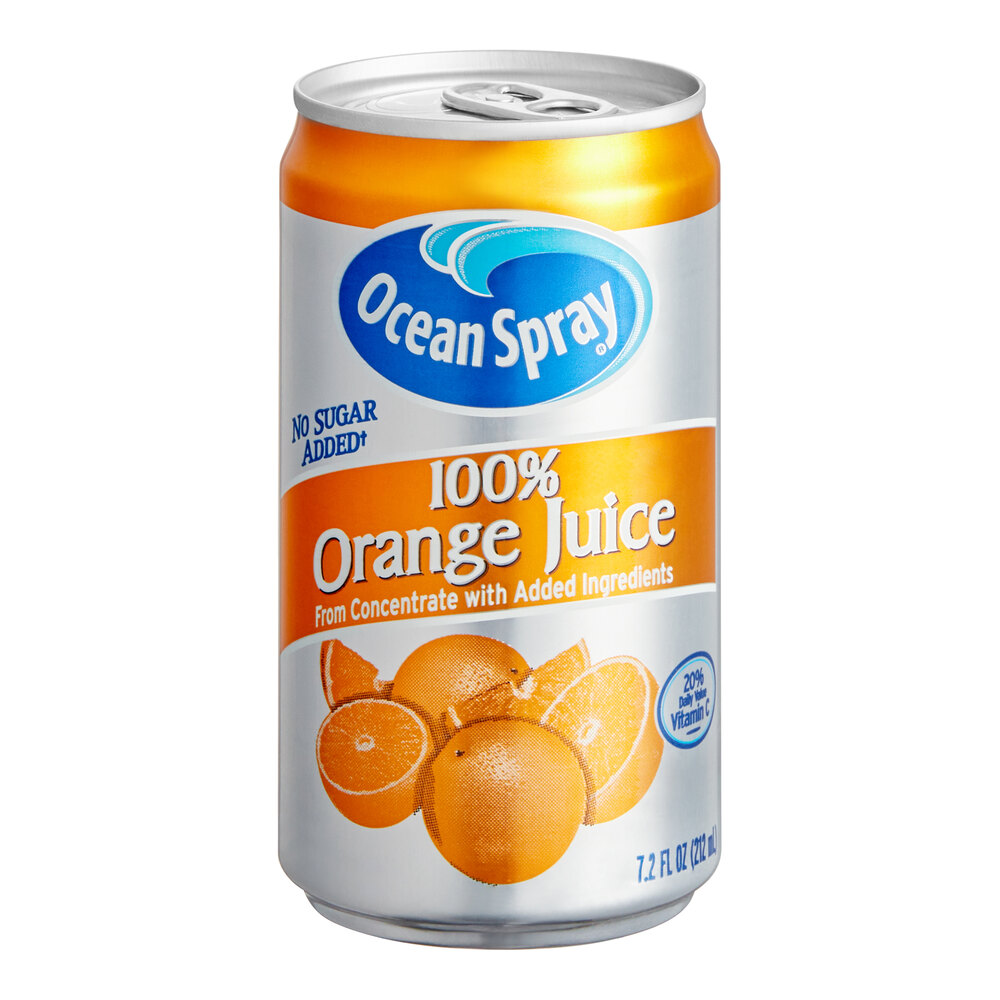 Ocean Spray Orange Juice 7.2 fl. oz. 24/Case