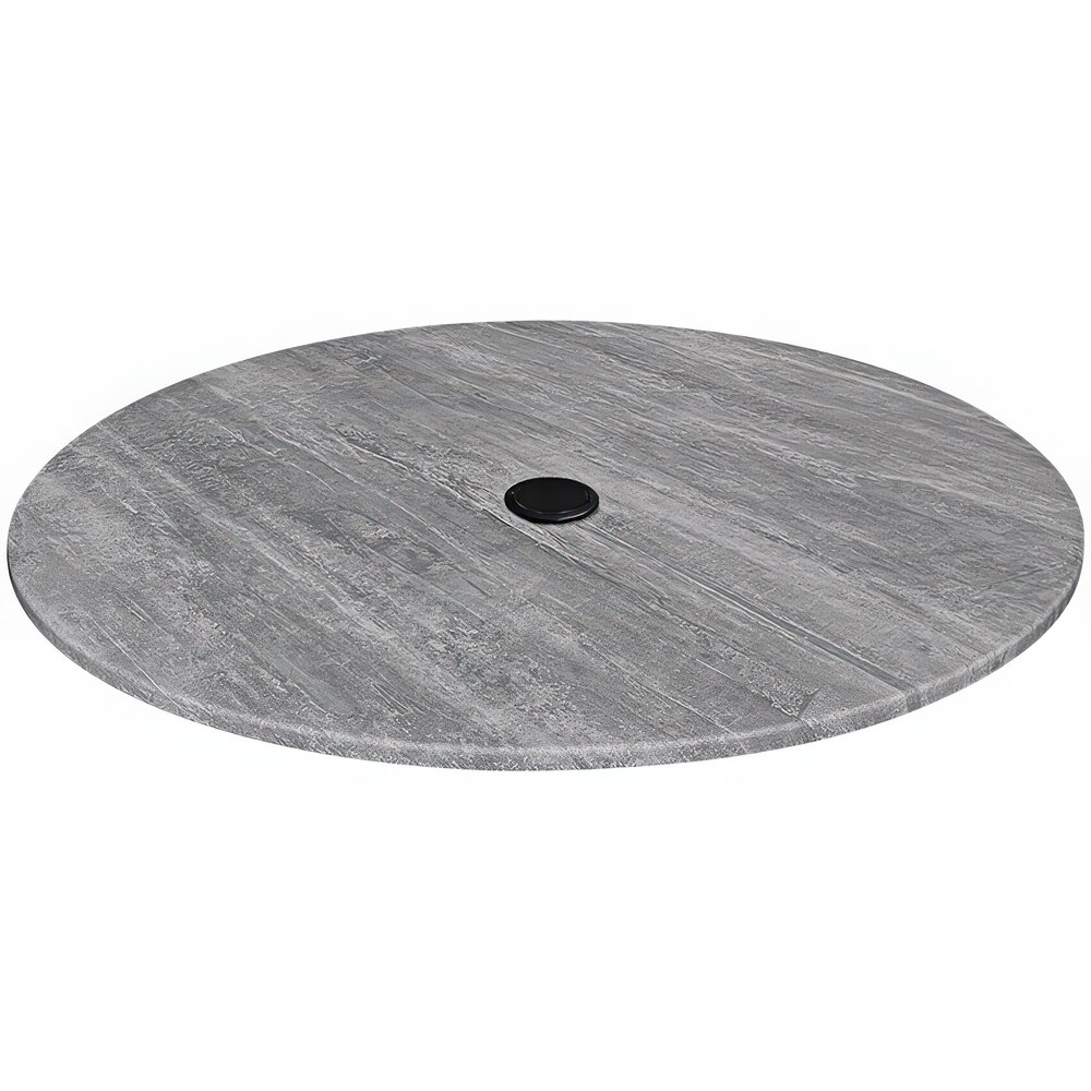 Holland Bar Stool EuroSlim 32" Round Greystone Indoor / Outdoor Table ...