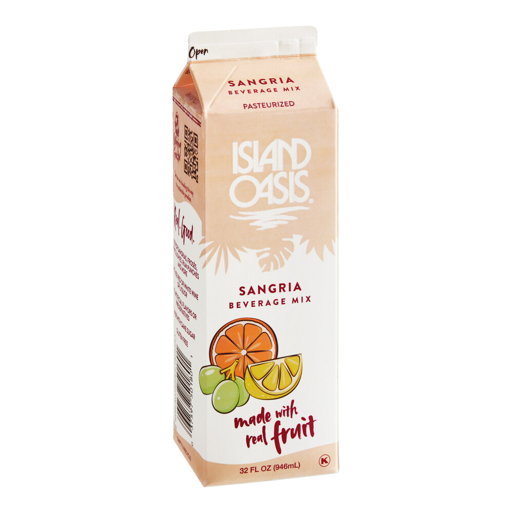 Island Oasis Sangria Frozen Beverage Mix 32 fl. fl. oz. 12/Case