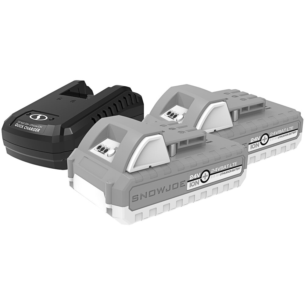Snow Joe / Sun Joe 24V2AMPSK2 iON+ Starter Kit with (2) 2.0 Ah