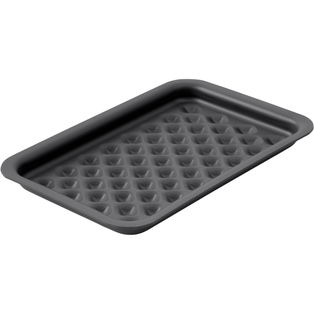 LloydPans 6 1/2" x 9 7/16" Aluminum Diamond Grill Pan with Pre Seasoned