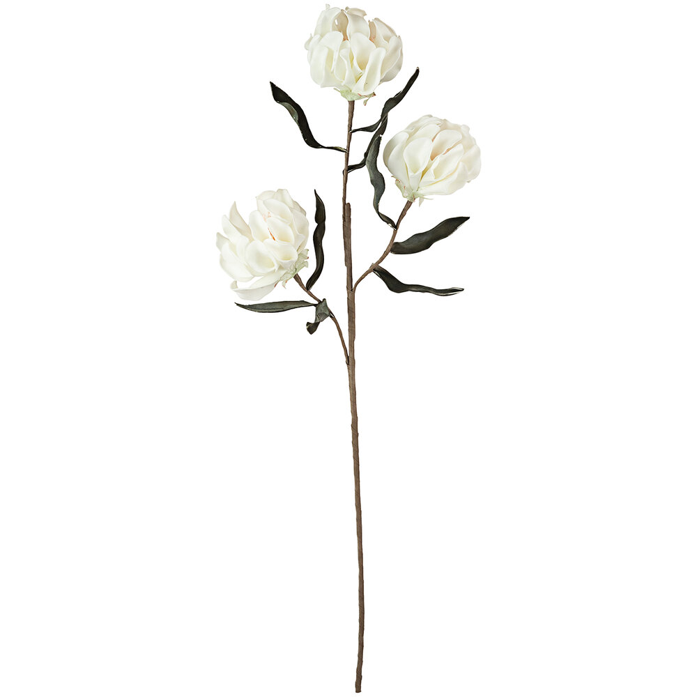 Kalalou 36" Artificial Small White Flower Stems 6/Case