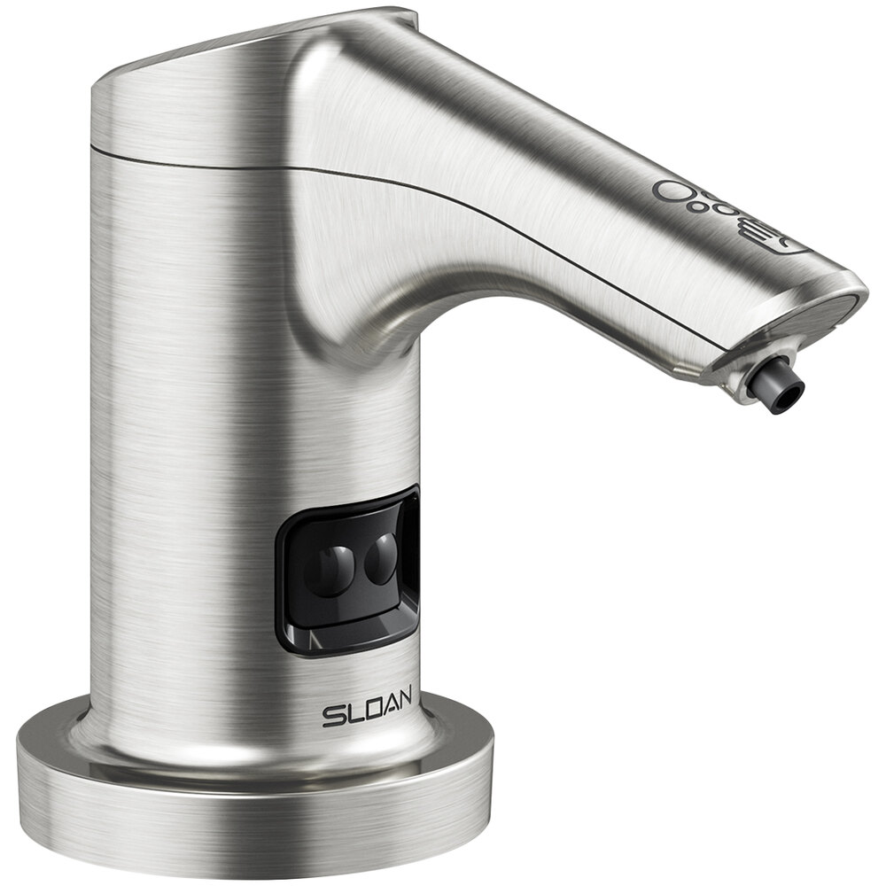 Sloan 3346169 BatteryPowered Deck Mount Foam Soap Dispenser with