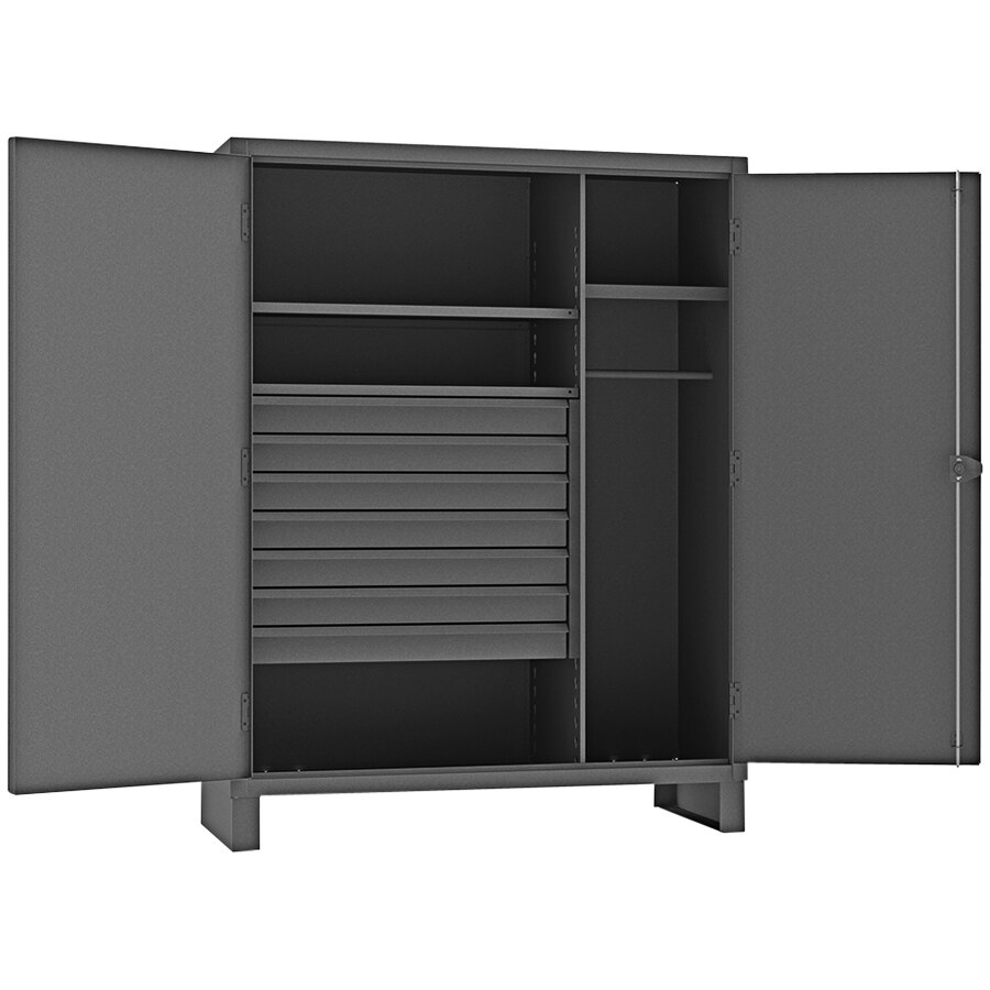 Durham Mfg 12 Gauge 48" x 24" x 78" 3Shelf Steel Wardrobe with