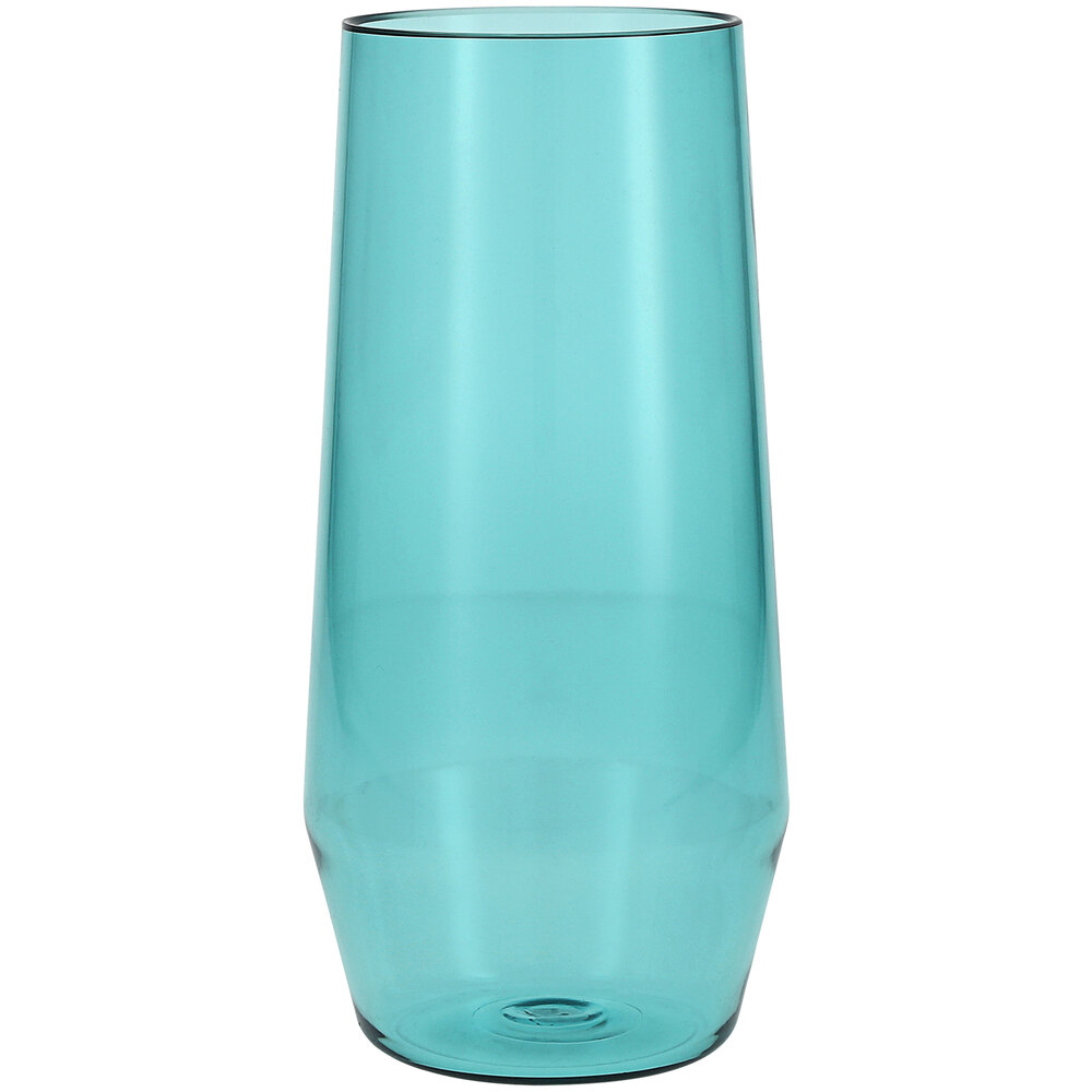 Fortessa Sole 18 oz. Aqua Sky Tritan™ Plastic Beverage Glass 12/Case