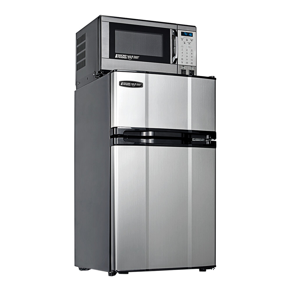 Danby 3.1MF77B1S MicroFridge 3.1 Cu. Ft. Stainless Steel Solid Two