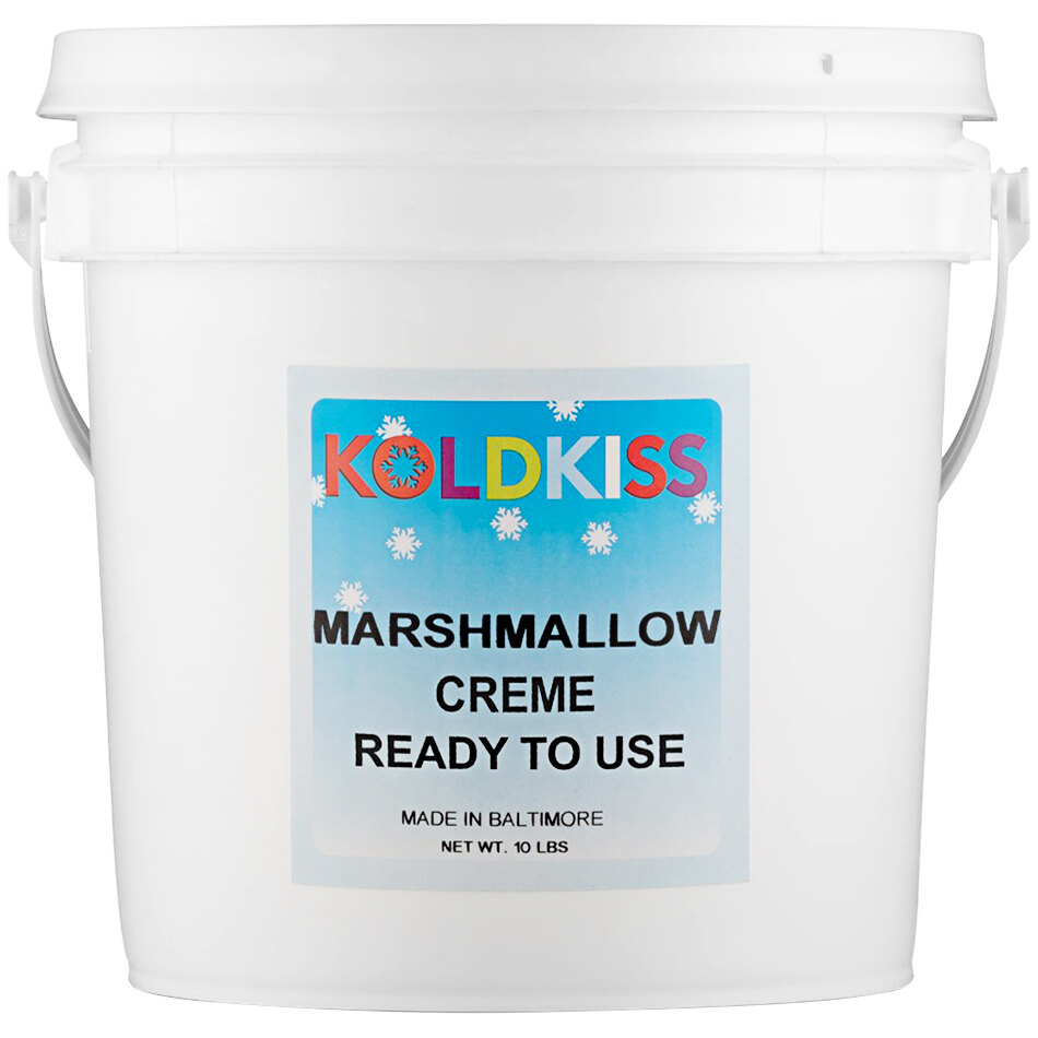 Koldkiss Marshmallow ReadytoUse Snowball Creme Topping 10 lb. Pail