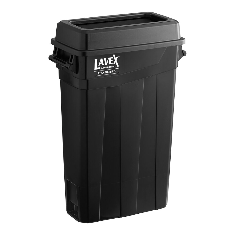 Lavex Pro 33 Gallon 2.5 Mil 33 x 39 Low Density Heavy-Duty Industrial  Contractor Black Trash Bag Can Liner - 100/Case