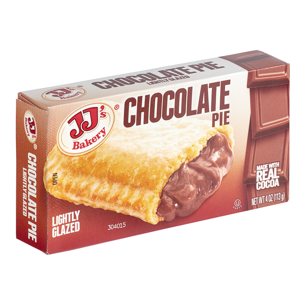 JJ's Bakery Chocolate Pie Turnover 4 oz. 48/Case