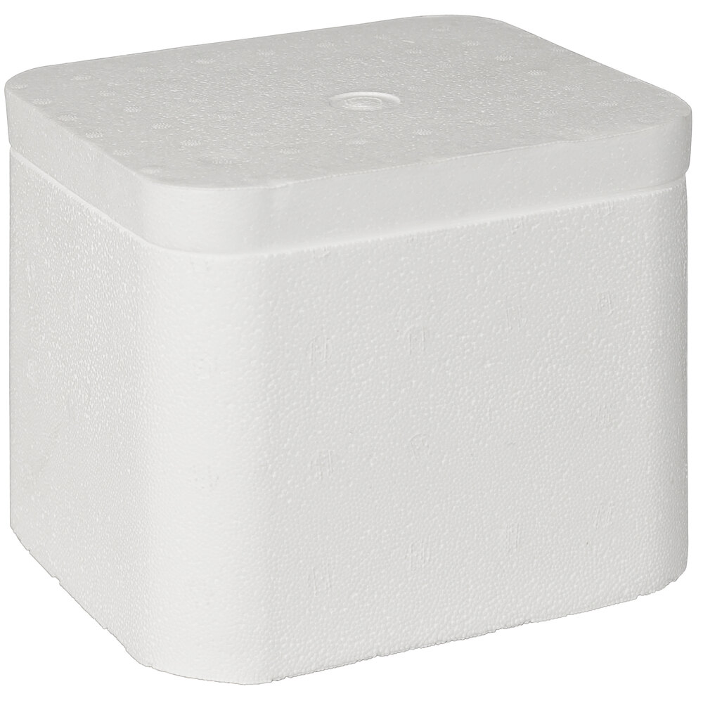 Insulated Foam Cooler 5 1/2" x 4 1/2" x 4" 1 3/8" Thick Bulk
