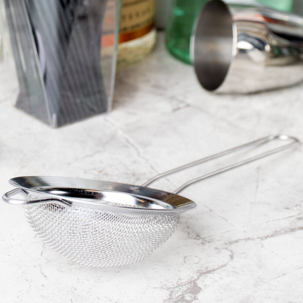 3" Fine Single Mesh Strainer
