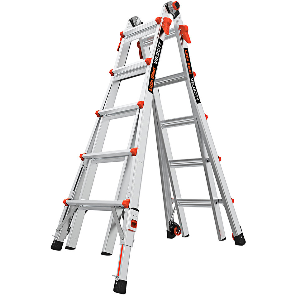 Little Giant Velocity 11' 19' Type 1A Aluminum Articulated Extendable