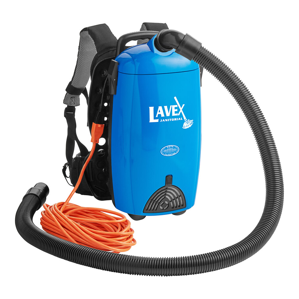 Lavex 8 Qt. Backpack Vacuum with HEPA Filtration and 8Piece Tool Kit 120V, 1400W