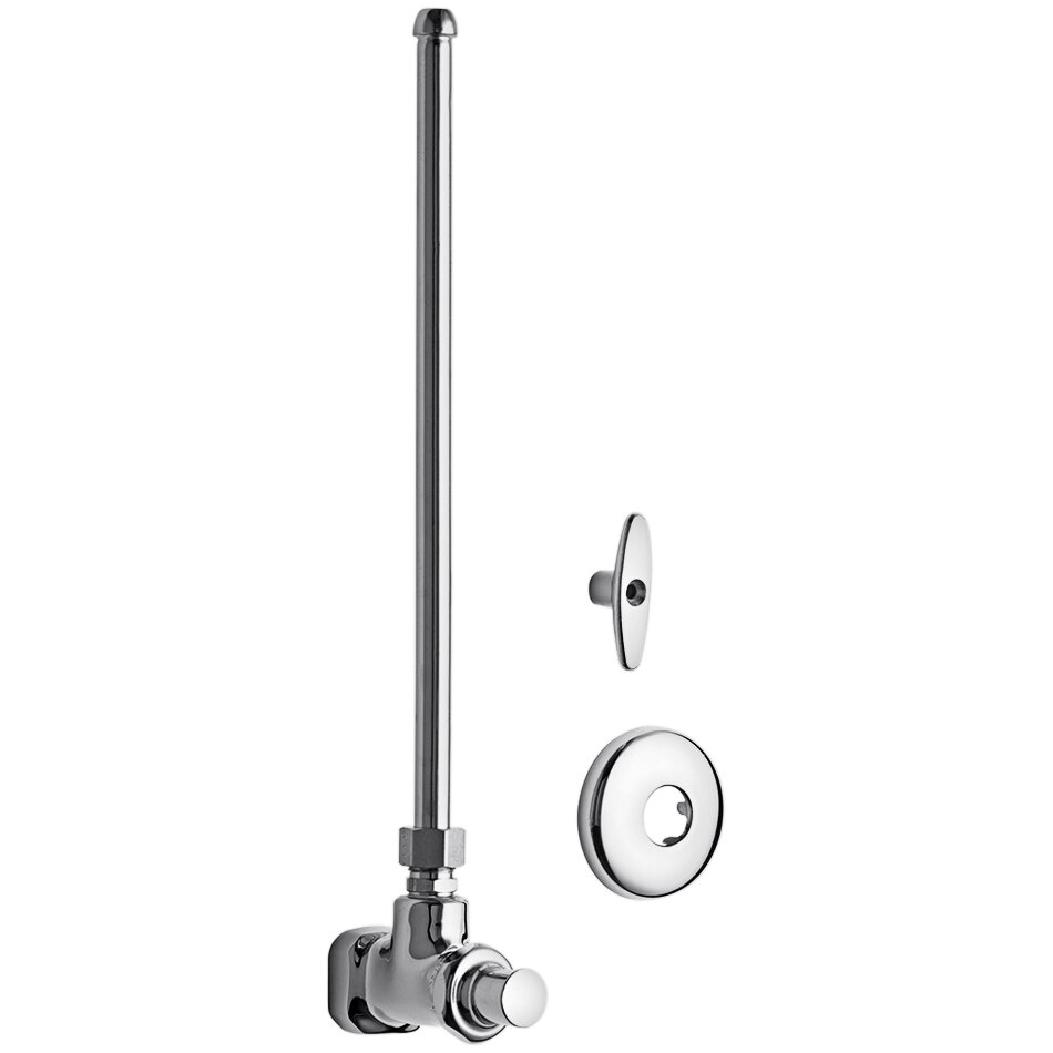 Chicago Faucets 1006ABCP Angle Stop with Supply Riser and 1/2