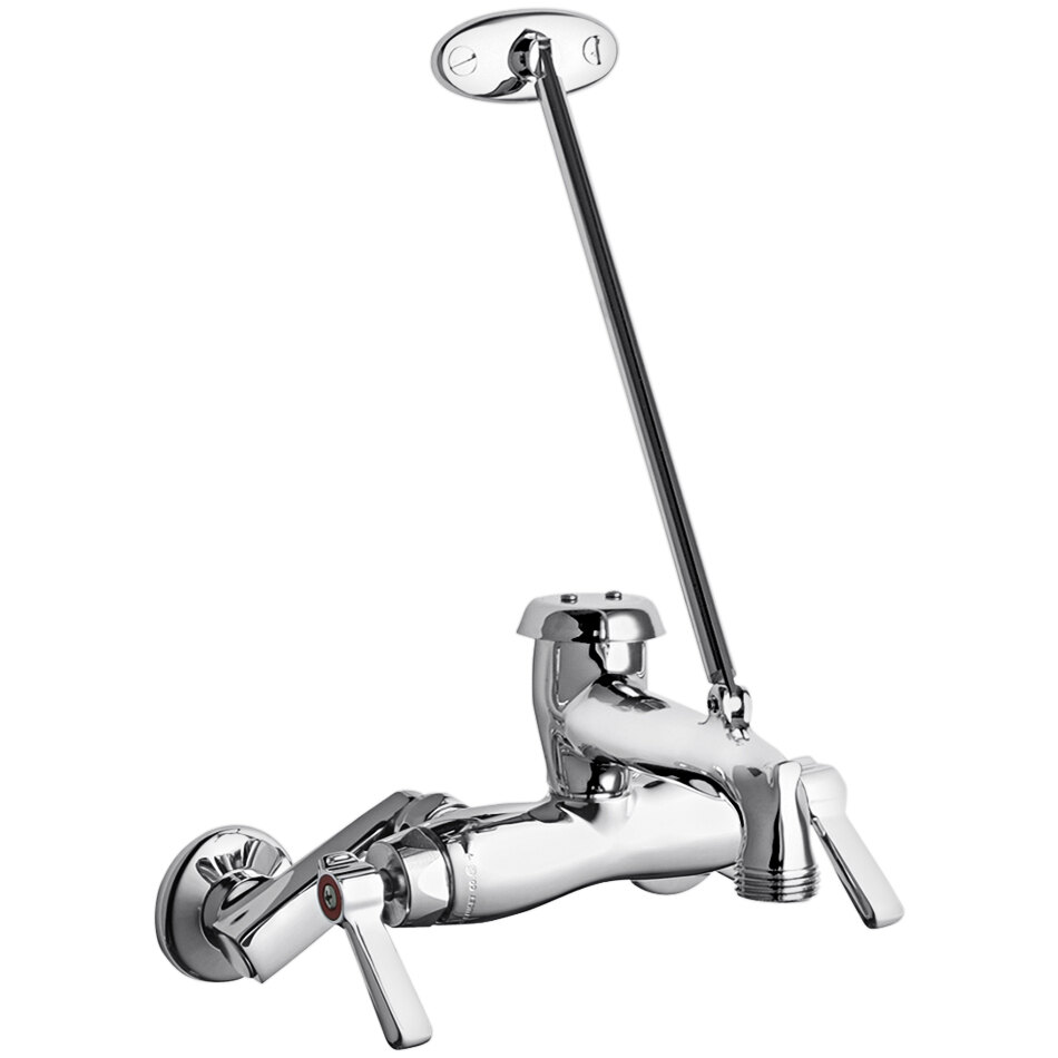 Chicago Faucets 445897SRXKCCP WallMounted Mop Sink Faucet with