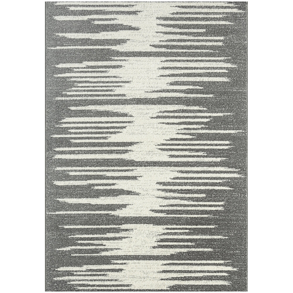 Abani Casa Collection 4' x 6' Cream / Gray Contemporary Abstract ...