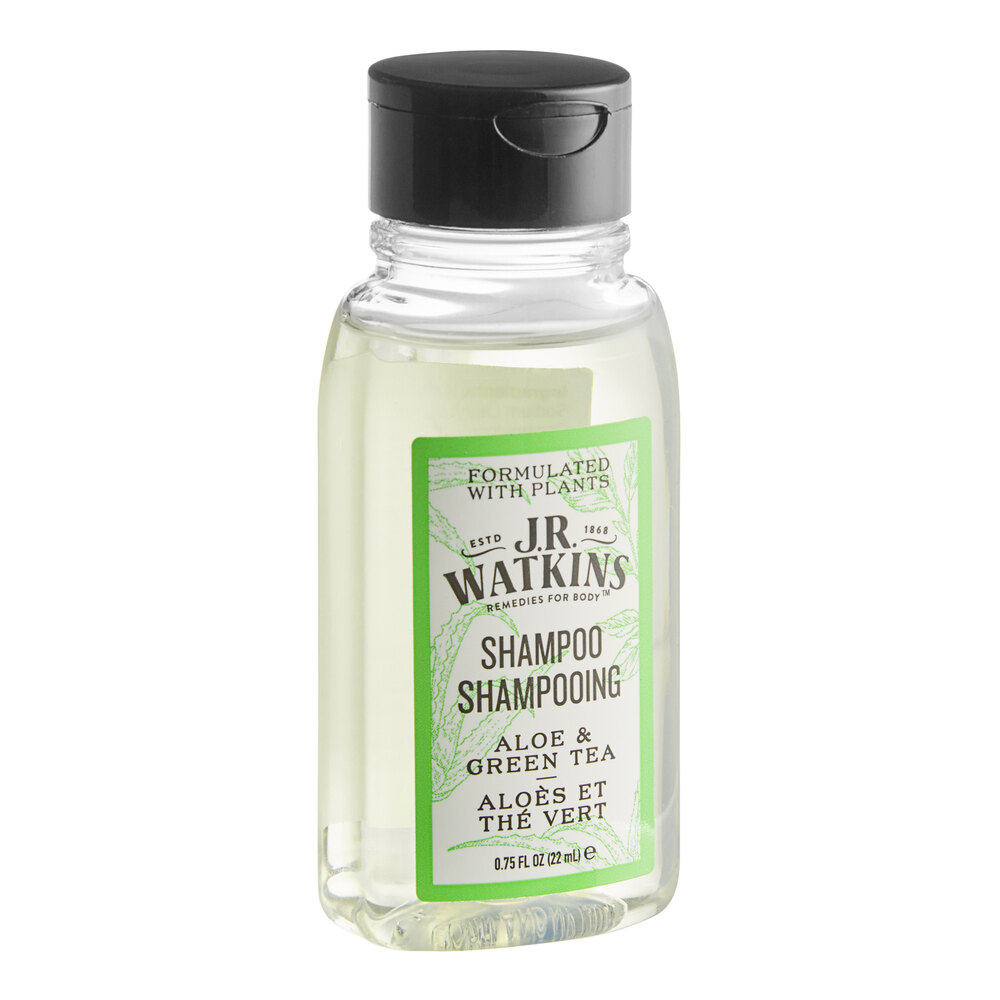 JR Watkins 0.75 oz. Aloe and Green Tea Shampoo 170/Case