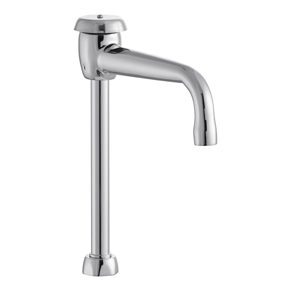 Chicago Faucets GN2BVBJKABCP 6" Rigid / Swing Gooseneck Spout with